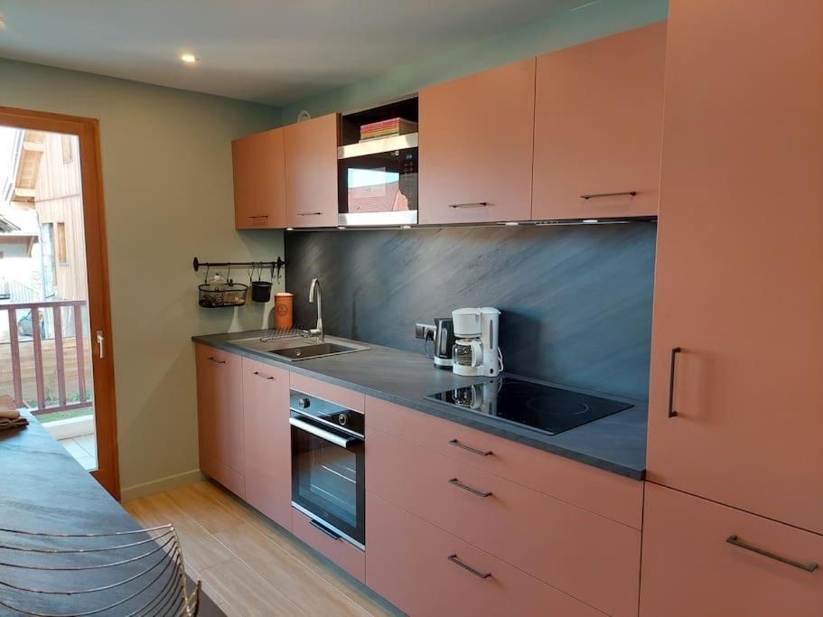 Charmant Appartement Lac D'Annecy / Ski - 6 Pers 芒通-圣贝尔纳 外观 照片